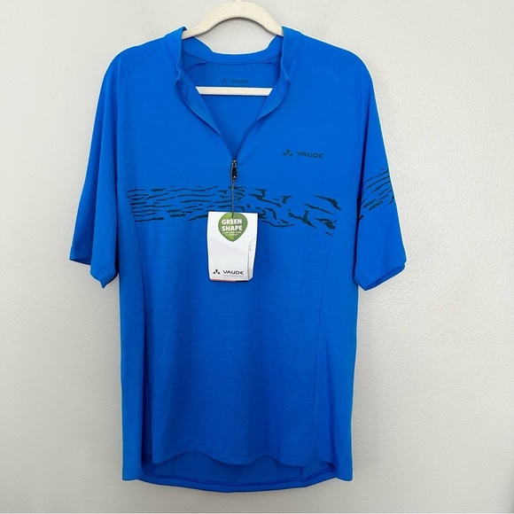 vaude Other - NWT Vaude Me Sentiero jersey Hydro blue